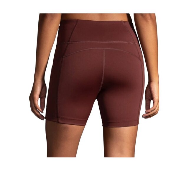 Brooks Method 5-Inch Shorts Tights, Run Raisin, XXL - Picture 3 of 5